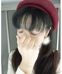 ファーイヤリング | イヤリング