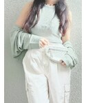 GU(ジーユー)の「トップス(アンサンブル)」
