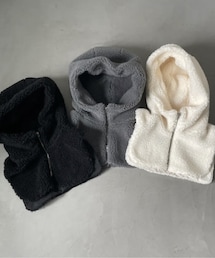 CFT. | boa double zip short hood(ネックウォーマー/スヌード)