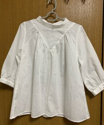 RAY CASSIN | USED スタンドカラーVデザインブラウス(シャツ/ブラウス)