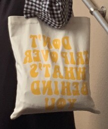 no brand | USED キャンパス ロゴバッグ(エコバッグ/サブバッグ)