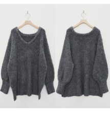 CFT. | 2wayモヘアタッチオーバーknit(ニット/セーター)