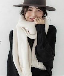 coca（coca） | ふんわりタッチシンプルマフラー(マフラー)