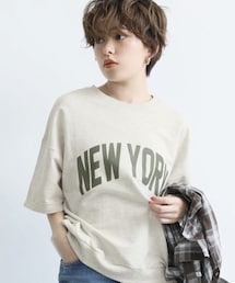 coca（coca） | ロゴスウェットTシャツ(Tシャツ/カットソー)