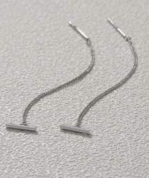 SHEIN | チェーンデコレーションピアス(ピアス（両耳用）)