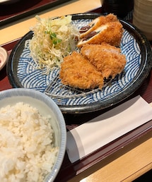 のんびりlunch | 久々に父と母、妹と出掛けた時のランチ😋🍴私は、ヒレカツ&梅しそチキンカツ定食(その他)