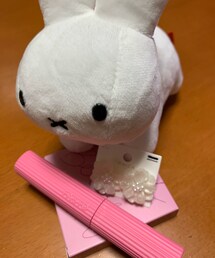 次女へのプレゼント | 長女から次女への合格祝い。限定カラーのピンクのマスカラ、ストロベリーカラーのアイシャドウパレット、ピアス(最近開けたので、まだつけられませんが)、ミッフィーのぬいぐるみ。予想通り、次女の1番のお気に入りはミッフィーでした😍(その他)