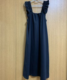 menidiom THE MIDDLE OF THE DAY | 肩フリル ノースリーブワンピース(ワンピース/ドレス)