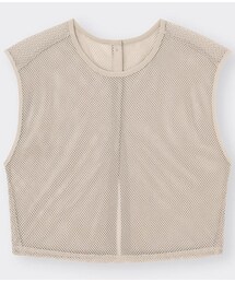 GU | メッシュＴ(ノースリーブ)(トップス)