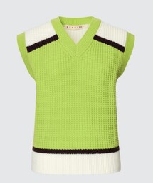 UNIQLO | UNIQLO×MARNI ポップコーンニット Vネックベスト(ベスト)