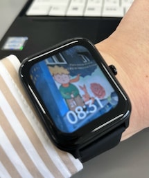 3coins | 3coinsのスマートウォッチ  文字盤をカスタマイズ(📷ピンぼけしてますが…)(腕時計)