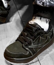NIKE | Travis Scott × Nike Air Jordan 1 Low OG SP "Black Phantom"(スニーカー)