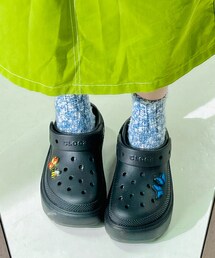 crocs | 《crocs》ｸﾛｯｸｽ ｽﾄﾝﾌﾟ ｸﾛｯｸﾞ(サンダル)