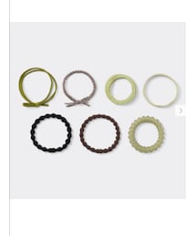 GU | マルチヘアゴムセット7P(ヘアゴム)