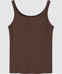UNIQLO | エアリズムコットンリブブラタンクトップ　S(タンクトップ)