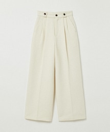 Eaphi / WAFFLE STRAIGHT BELT PANTS | パンツ