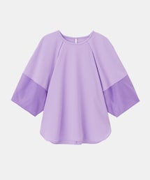 PLST | シアーランタンスリーブTシャツ(Tシャツ/カットソー)