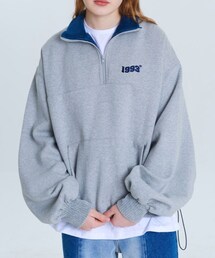 1993studio | 1993studios ハーフジップスウェット(スウェット)