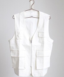 ALBINO | フィッシング風ワークベスト(ベスト)