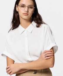 GU | ドレープシャツ　¥990(シャツ/ブラウス)