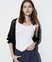 UNIQLO | ソフトリブタンクトップ　¥1000(タンクトップ)