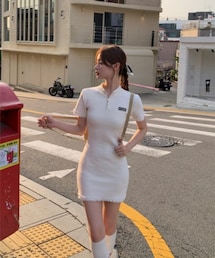 seooocookie | クリームジェラートニットワンピース　¥24000(ワンピース/ドレス)