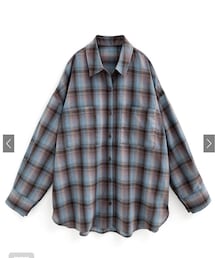 GRL | チェック柄ビッグシャツ　¥2556(シャツ/ブラウス)