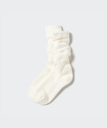 UNIQLO | ヒートテックソックス/リブパイル　OFF WHITE ¥590(ソックス/靴下)