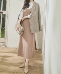 Stola. | フレアエプロンワンピース　¥19800(ワンピース/ドレス)