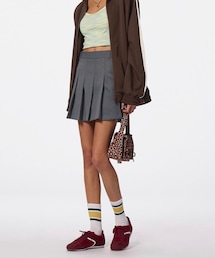 GU | プリーツスコート　¥1990 DARK GRAY(スカート)