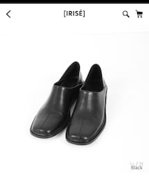 nugu | IRISÉ 黒 25.0(ローファー)