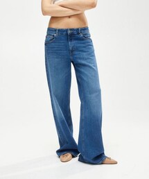 H&M | ワイドハイデニム　1045459034(デニムパンツ)