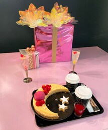 この日のメイン♡ | 限定のお月様のケーキを食べるためにプラネタリウムへ☽(その他)