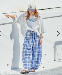 niko and... | ［Make Stuff'25］ていらチェックゆるパンツ(パンツ)