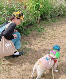 ☺︎☺︎ | 座った時しか見えないけど🧢と🧦を💛合わせ☺︎(その他)
