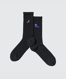 UNIQLO | KAWS + Warhol + UTコラボソックス 09 Black(ソックス/靴下)