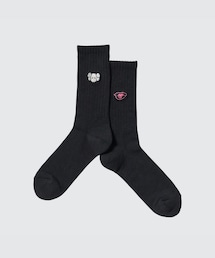 UNIQLO | KAWS + Warhol + UT コラボソックス 09 BLACK(ソックス/靴下)