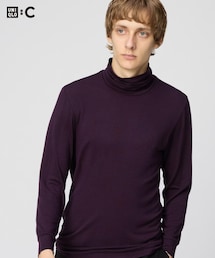 UNIQLO | UNIQLO: C 極暖ヒートテックカシミヤブレンドタートルネックT(Tシャツ/カットソー)