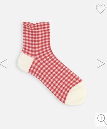 靴下屋 | 赤いギンガム靴下(ソックス/靴下)