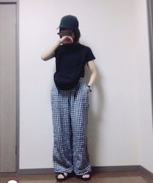 今日のコーデ٩( ᐛ )و | おtシャツとかばんが合体のコーデ(その他)