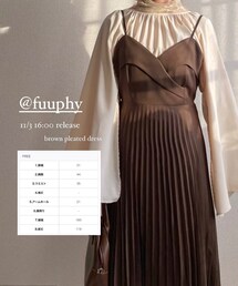 fuuphy 11/3 16時販売開始 | ワンピース/ドレス