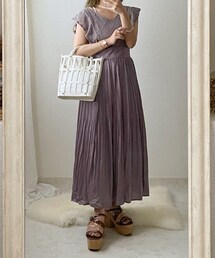 GRL | 【k8683】ラベンダーM(ワンピース/ドレス)