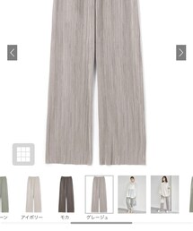 GRL | サテンプリーツパンツ / グレージュ / S(その他パンツ)