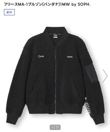 GU | フリースMA-1ブルゾン(バンダナ)1MW by SOPH.(ミリタリージャケット)