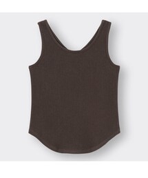 GU | リブ2ウェイタンクトップ　L(タンクトップ)