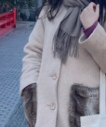 LAURA ASHLEY | ノーカラーコート