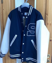 B.C STOCK | INHERIT スタジャン　ネイビー　¥14,400(スタジャン)