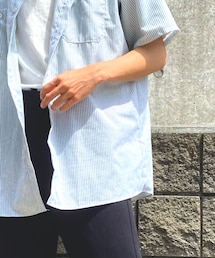 RAWDRIP | RAWDRIP グリーンストライプシャツ(シャツ/ブラウス)