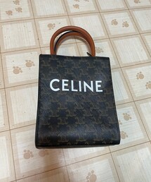 CELINE | ミニ バーティカル カバ / トリオンフ キャンバス(ショルダーバッグ)