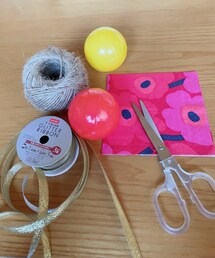 カラーボールを包むだけ🎄 | インテリア雑貨